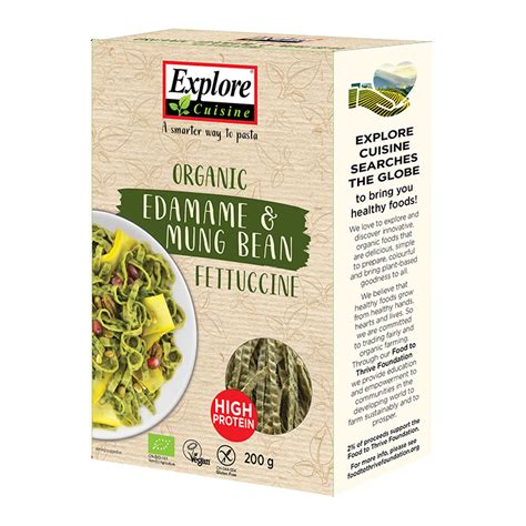 Explore Cuisine Organic Gluten Free Edamame & Mung Bean Fettuccine ...