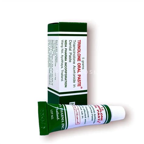 Triamcinolone 0.1% Oral paste