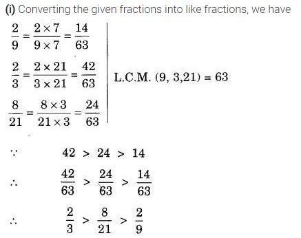 Arrange the following in descending order - CBSE Class 7 Maths - Learn ...