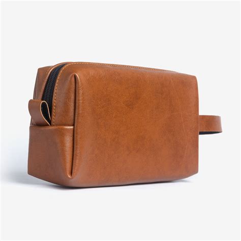 Buy Tan Designer Travel Pouch Online for Men - The Messy Corner