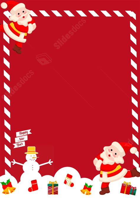 Father Christmas Border