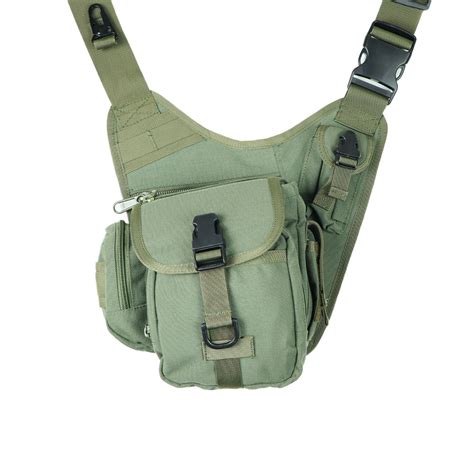 Tactical Shoulder Bag | Olive Green and Black – Olive Planet