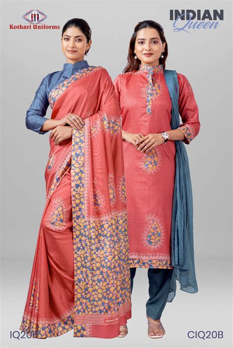 IQ20B - Uniform Saree Salwar Combo | KOTHARI UNIFORMS | Saree and ...