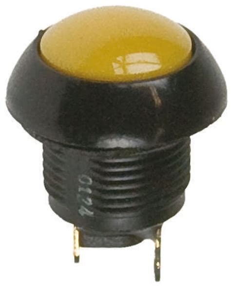 P9113124W Otto | Otto Push Button Switch, Momentary, Panel Mount, SPDT ...