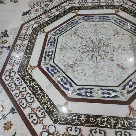 24mm Marble Inlay Flooring Service in Nagaur India