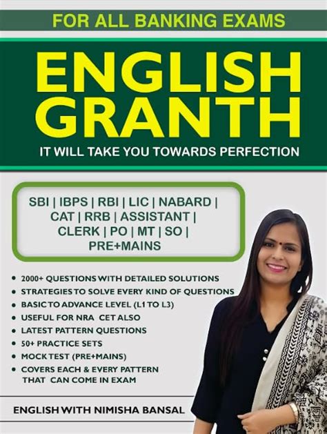 English Granth for All Banking Exams By Nimisha Bansal Latest Pattern ...