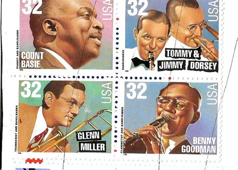 American Big Band Leaders – Stamps of USA 1996 – Stamp Digest