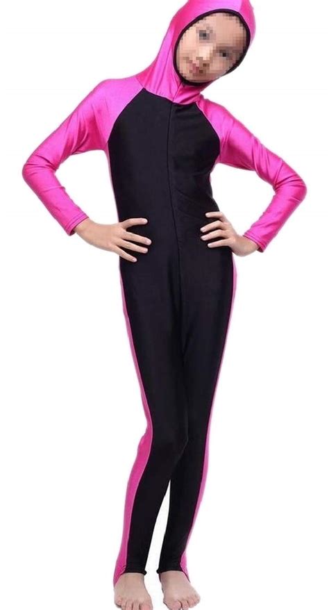 chenshijiu Girls Muslim Siamese Swimsuit Conservative Bathing Suit ...