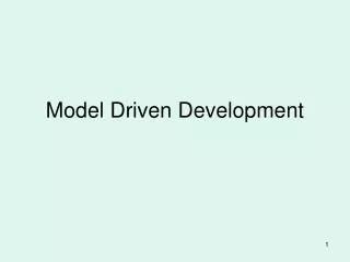Model-driven Application Development 的图像结果