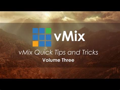 Image result for vMix Basic Tutorial