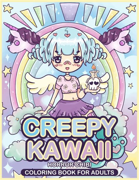 Buy Creepy Kawaii Horror Chibi Coloring Book for Adults: Cute Horror ...