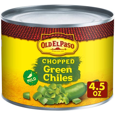 Amazon.com : Old El Paso Mild Chopped Green Chiles, 1 ct., 4.5 oz ...