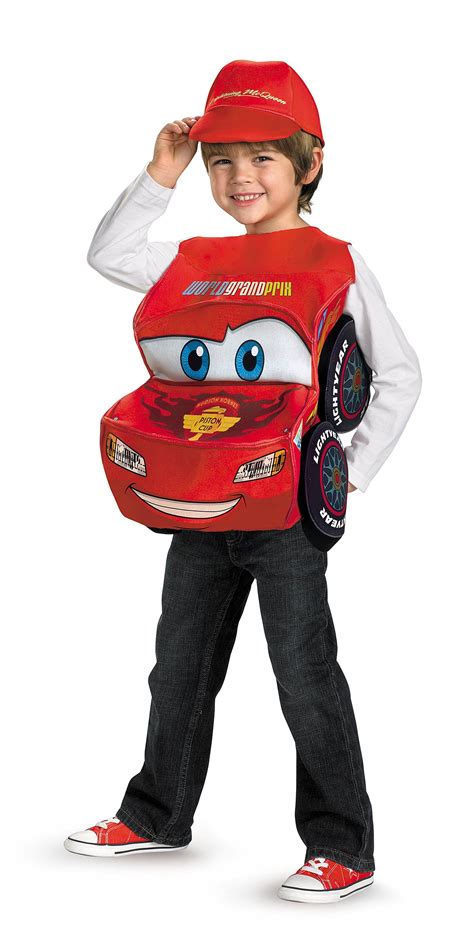 Disney Cars 2 - Lightning McQueen Deluxe Child Costume | Lightning ...