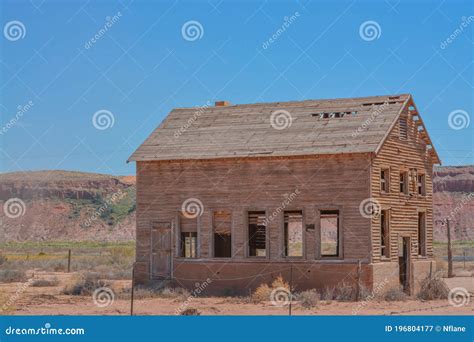 A Rundown Abandoned Wood House in Tuba City Arizona on the Navajo ...