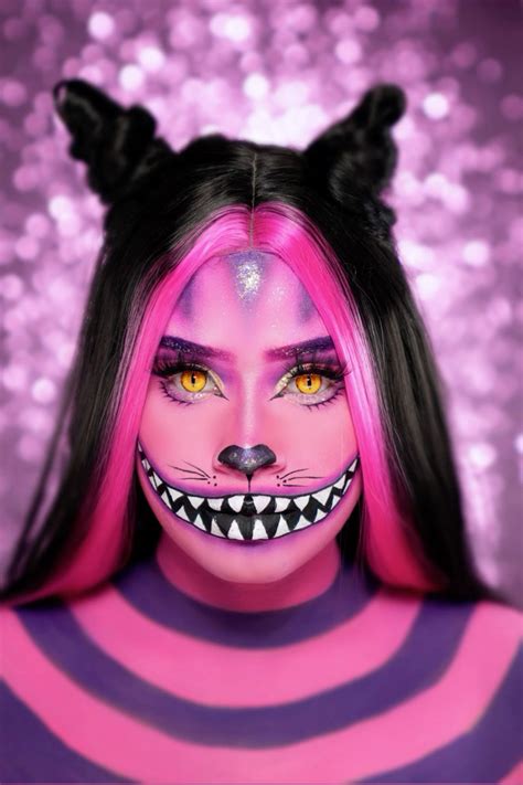 Cheshire cat makeup in 2025 | Cheshire cat makeup, Wonderland makeup ...