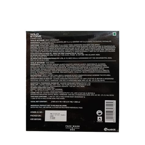 Wild Stone legend Deodorant 150ml and Edge Face Wash 50ml combo Pack
