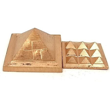 Buy Plus Value Vastu Copper Pyramid Set for Positive Energy (Size: 4 ...