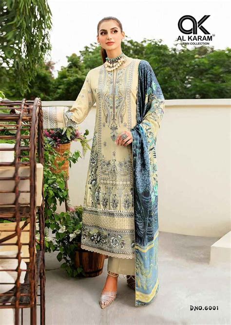 Al Karam Queens Court Vol 6 Cotton Pakistani Dress Material