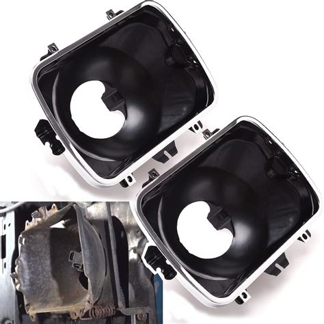 RJSPHH 42437 Headlight Bucket Kit, 5X7 Headlight Support Bracket Mounting Kit Compatible with ...