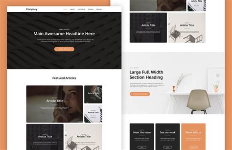 Creating a Landing Page Using Cards 的图像结果