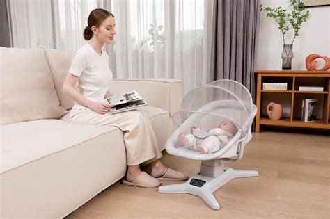 Mastela Swing X multi - motion baby cradel Lite Grey Birth to 36M - 8301