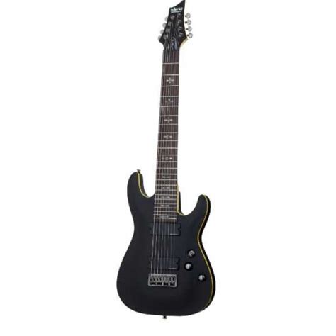 Schecter 3261 Demon-8 SBK Electric Guitar Price in India, Specs ...
