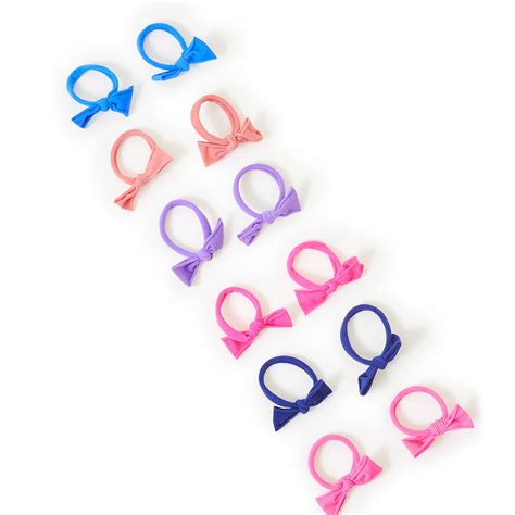 Accessorize London Girl's Mini Tie Hair Pony Pack OF 6 – Accessorize India