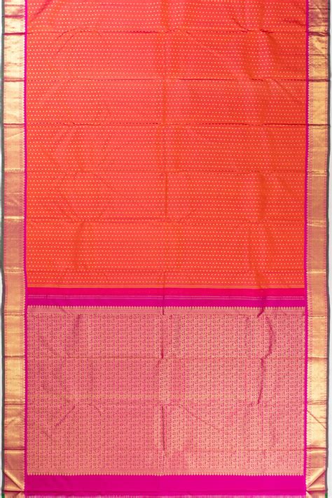 Kanchipuram Silk Brocade Red Saree | Kankatala