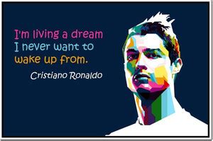 Cristiano Ronaldo 2 ON FINE ART PAPER HD QUALITY WALLPAPER POSTER Fine ...