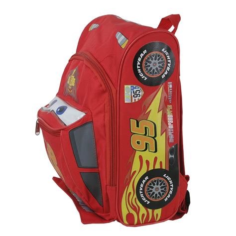 12" Disney Cars Lightning McQueen Toddler Backpack 3-5YRS - Walmart.com