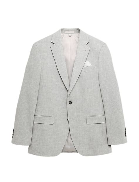 Buy Tailored Fit Stretch Suit Jacket at Marks & Spencer