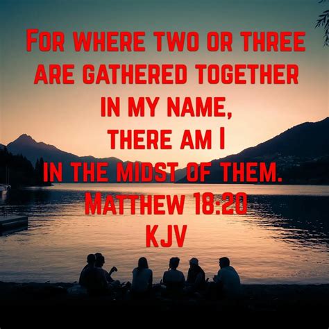 Meaning Of Matthew 18 20 - The Witness