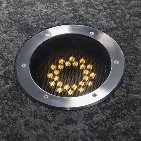 Recessed floor light fixture - ALTAÏR - LumTeam - LED / round / IP68
