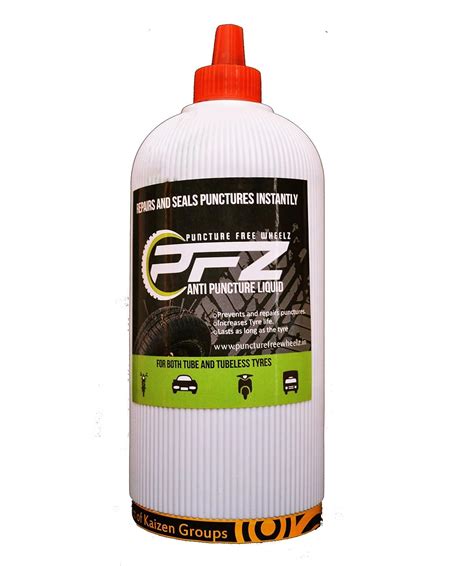 PFZ Puncturefreewheelz Pfz Anti Puncture System, 1000ml : Amazon.in ...