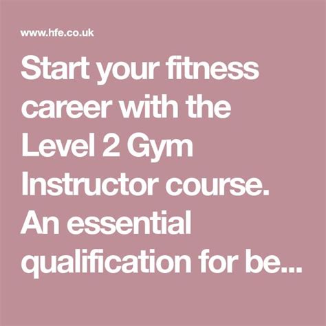 Image result for Level Two Gym Instructor Course
