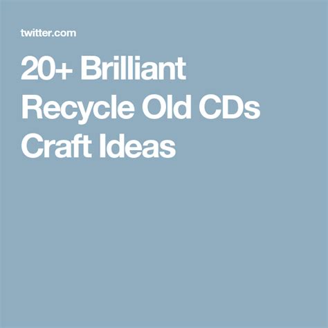 craft ideas old cds