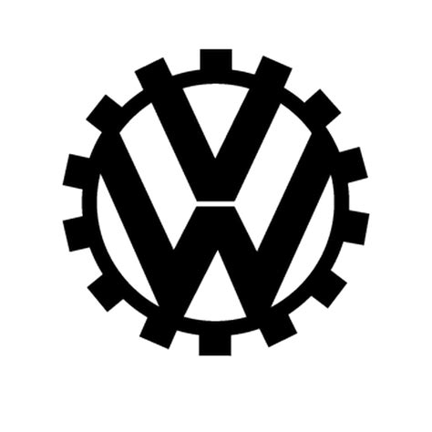 vw logo stickers