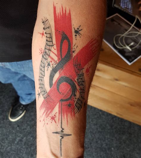 Image result for Music Note Tattoo Designs