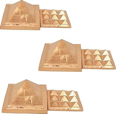 Buy Plus Value Pure Copper Pyramid Set for Vastu Remedies, Positive ...