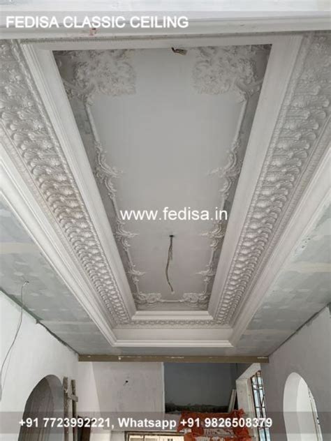 Classic Plus Minus Pop Design For Lobby Classical Ceiling Roof Design ...