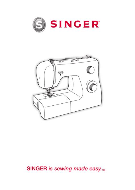 Singer Simple 2263 User Manual 的图像结果