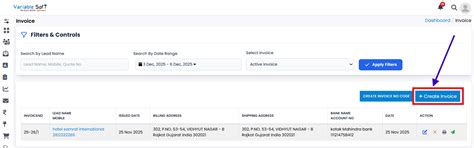 Create Invoice
