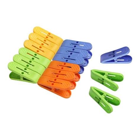 SOVELY Plastic Cloth Clips for Cloth Drying Strong Grip Durable Laundry ...