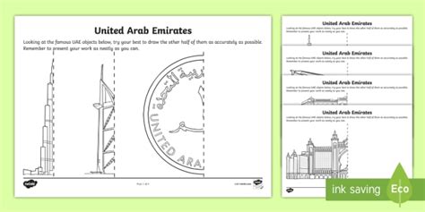 Draw the Other Half UAE Activity