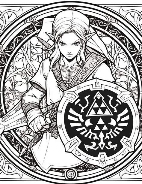 Zelda Coloring Pages