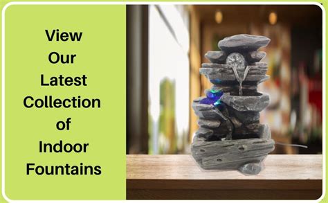 Wonderland Tabletop Ganesha Waterfall Desktop Electric Water Fountain ...