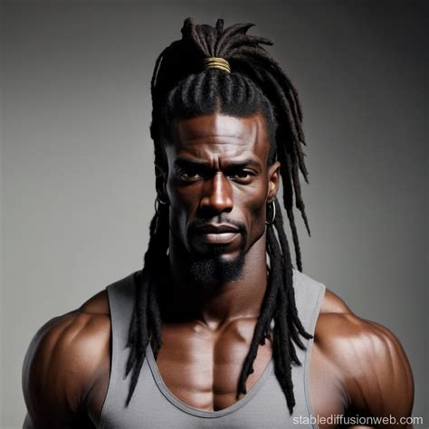 tall muscular black dread head man Prompts | Stable Diffusion Online