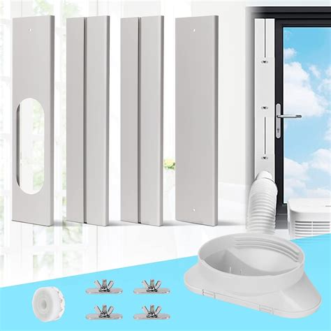 Amazon.com: KLOLKUTTA Portable Air Conditioner Window Kit with Coupler ...