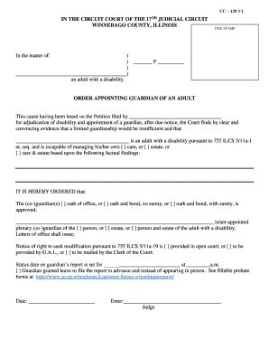 Fillable Online CC 129 V1 IN THE CIRCUIT COURT OF THE 17 JUDICIAL ...