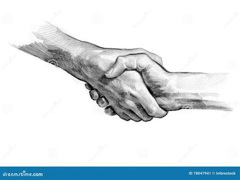 Handshake Drawing 的图像结果